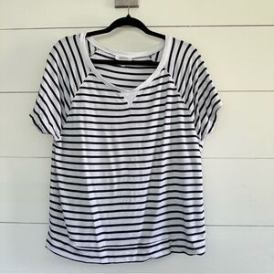 Haven Well Within Women’s Medium Striped Tee Modal
